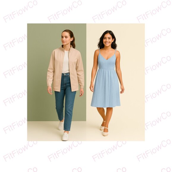 🔗✨ XS Spring Bundle – 2-Piece Set (Dress + Jacket) - Picture 1 of 9